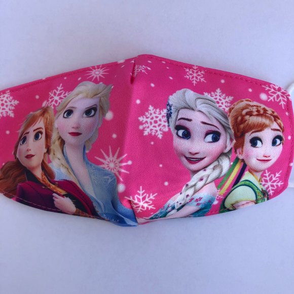 1 pc kids girls face mask frozen princess … - Picture 2 of 5